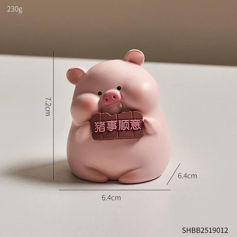 Creativ Drăguț Pucuș Birou Desktop Decor Creativ Fata Birou Decorare Mașină Stabilitate Emoțională Vindecare Mașină Seif