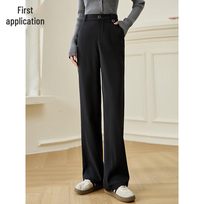Chushen Women's High-Waist Casual Commuter Trousers