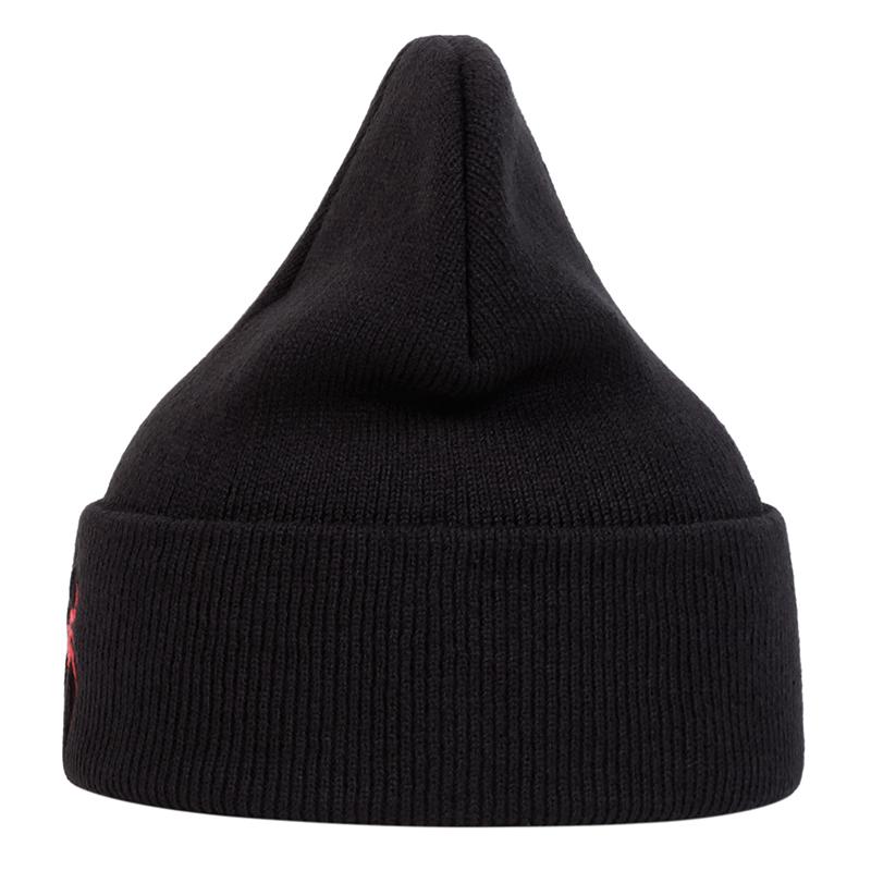 Unisex Spider Embroidery Beanies Hat Autumn Winter Warm Knit Cap for Women Men Travel Vacation Hats Caps