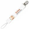 Planetee Pacifier Clip for Name ELENA Cunning Like Mama Fox | Pacifier Clip Baby Gift