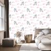 Wallpaper Bunnies rainbows and hearts for living room and bedroom 50x1000