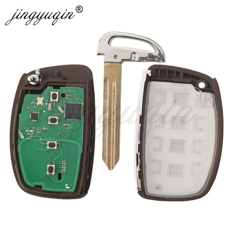 jingyuqin for Hyundai Elantra 2016 2017 2018 Smart Keyless Car Remote Key 4Buttons FSK 434MHz 95440-F2000 95440-F3000 CQOFD00120