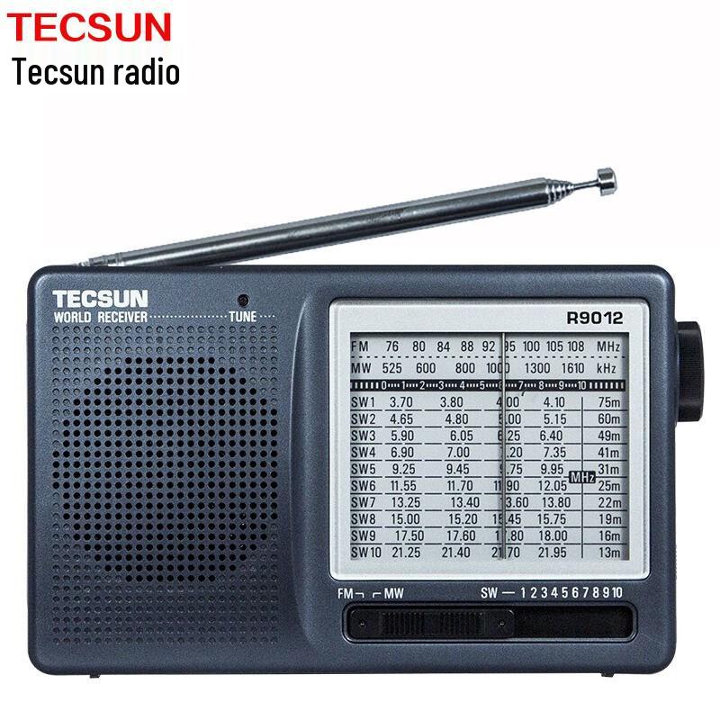 

Desheng R-9012 Multi-Band Portable FM Radio for Seniors Standard + Battery Only Use