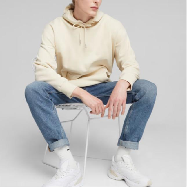 Puma Mmq Hoodie Long Sleeve Pullover Unisex Tops White 620819-87