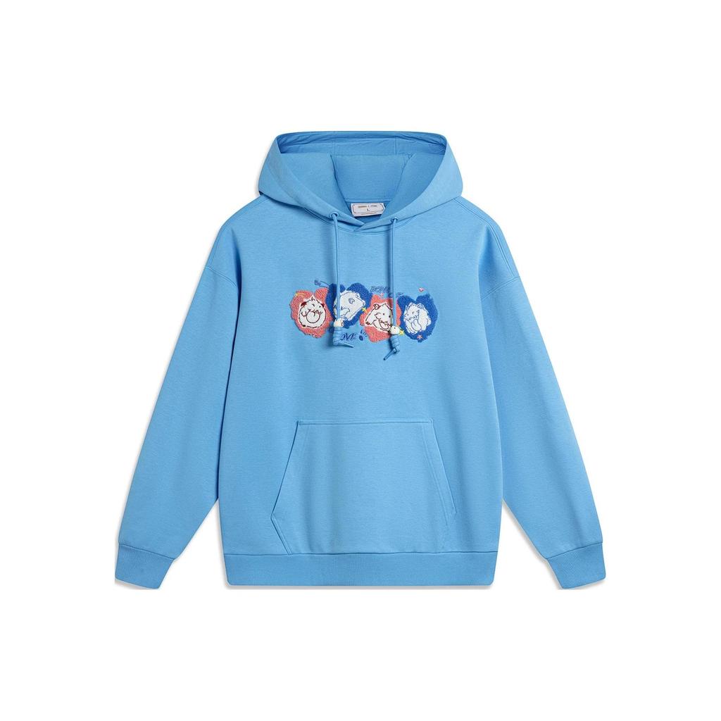 Li Ning x LEAGUE OF LEGENDS Sports Life Collection Sweatshirt Unisex Xinjiang Blue AWDTE93-2