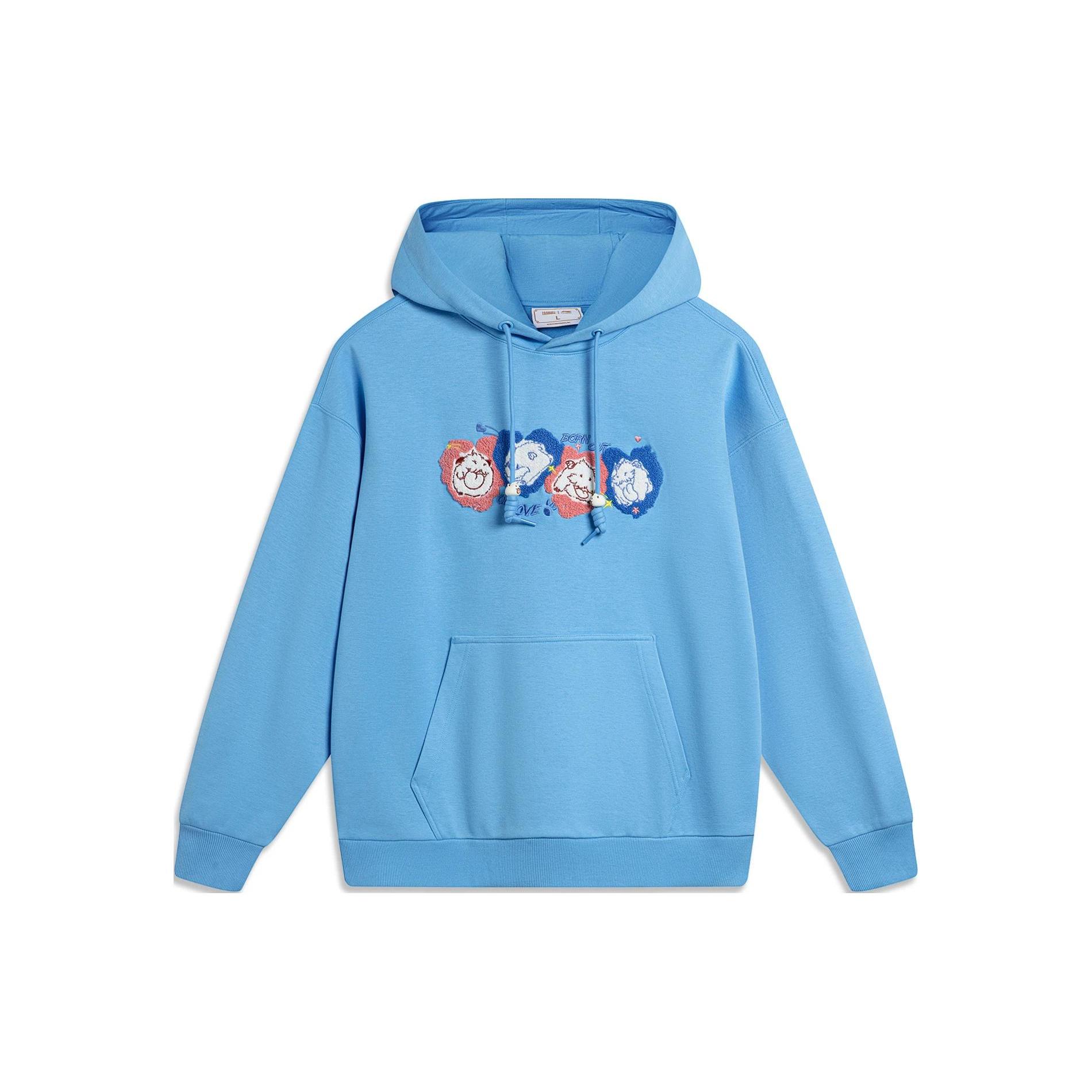 Li Ning x LEAGUE OF LEGENDS Sports Life Collection Sweatshirt Unisex Xinjiang Blue AWDTE93-2 M