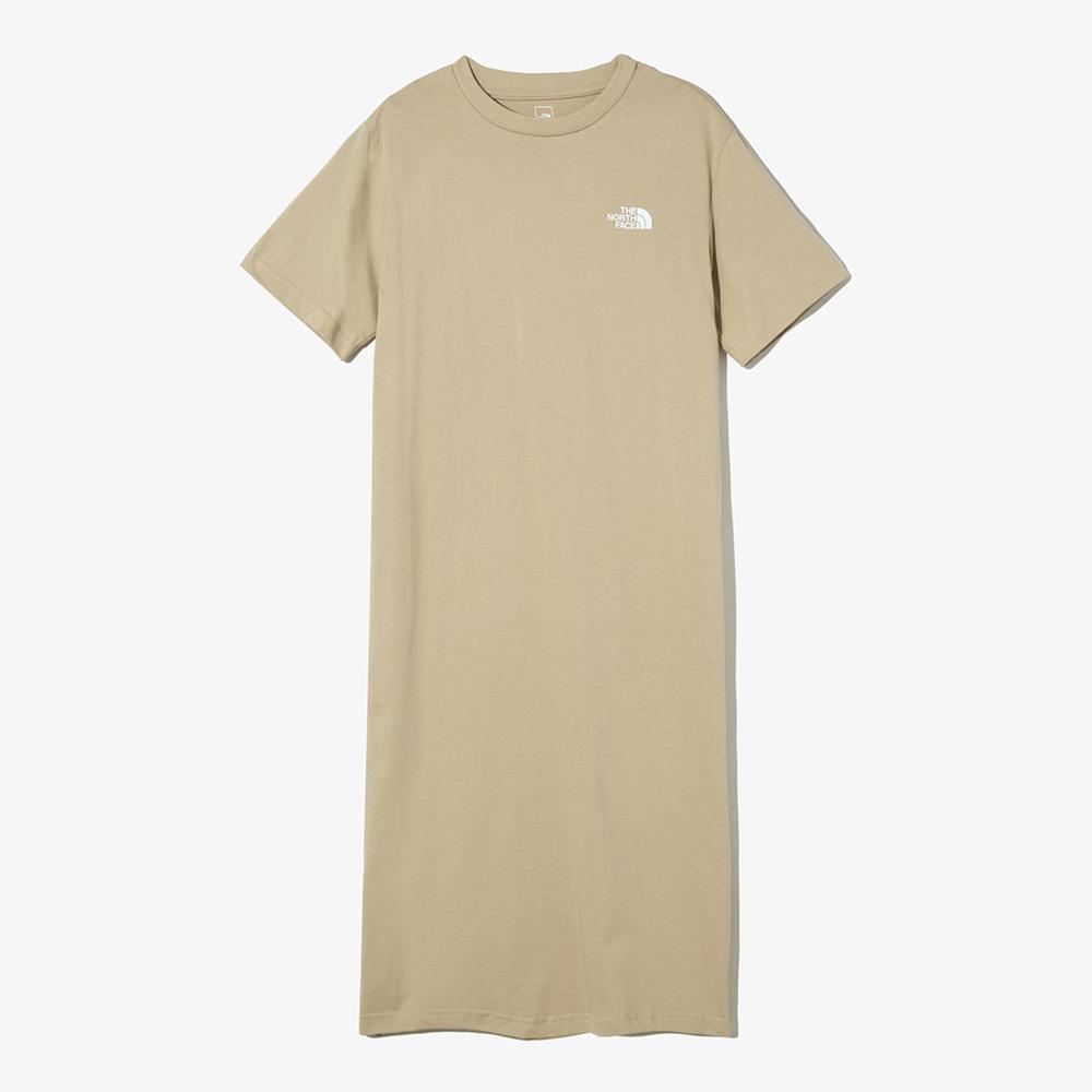 

THE NORTH FACE NT7ZP40B Женское хлопковое платье с короткими рукавами