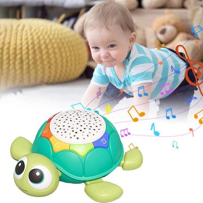 Interactive Starlight Turtle Infant Toys Plastic Musical Projector Turtle Toys  Birthday Gift
