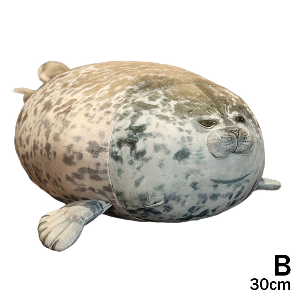 Подушка-тюлень Blob Seal пухлая 3D новинка кукла морского льва плюшевая игрушка детская подушка для сна подарки для детей девочек НОВАЯ 2750₽