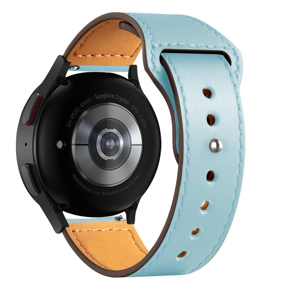 20mm 22mm Band For Samsung Galaxy watch 4/7/5 Pro/6/classic/Gear s3 40mm 44mm Leather bracelet correa Huawei GT/2e/3/4/5 straps