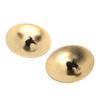 2Pcs Finger Cymbals Pure Copper Wear Resistant Easy Grip Finger   for Dance Party Holiday