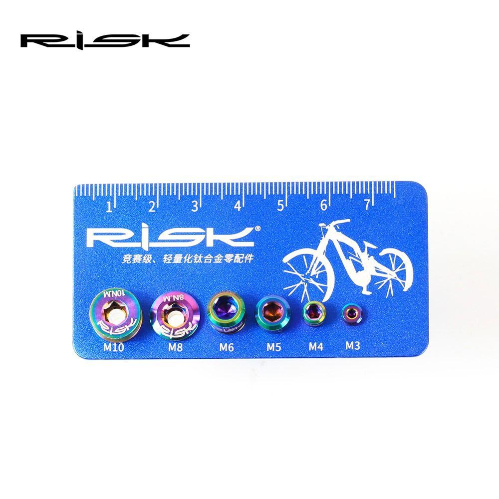 Bolts Screws Size Checker Measurement Card Screw Nut Thread Bike Screw Bolt Measuring Ruler Gauge