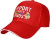 Support Your Fruity Friends LGBT Pride Baseball Cap Polyester Adjustable Casual Summer Hat