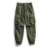 Retro Overalls Men's Summer New Casual Loose Wide Version Trousers Trendy Outdoor Mountaineering Pants