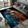 27 Stile Kratos God of War Giochi Tappeto Tappetino Cartone Animato per Soggiorno Camera da Letto Casa Decorazione Divano, Tappeto Area Bambini Tappetino Antiscivolo