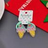 Koreanische Kinder Pailletten Floral Elastische Haarbänder Gummiband Haargummi Prinzessin Kawaii Haarseil Kopfbedeckung Mädchen Haarschmuck
