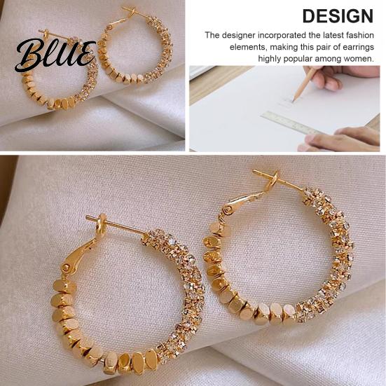 Stylish Earring Set 1 Pair Huggie Hoop Earrings for Women