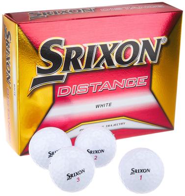 DUNLOP Bola de golfe SRIXON DISTANCE 2018 modelo 1 dúzia branca (12 peças)