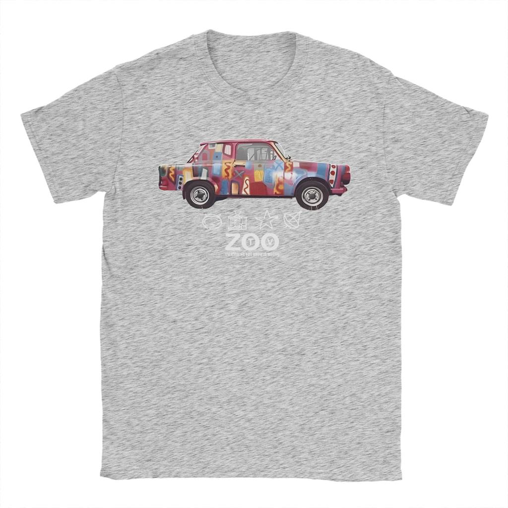 Achtung Baby Zoo TV Pure Cotton TShirt For Mens Summer  Classic T Shirts O Neck Harajuku Tee Shirt Oversized Hot Sale Clothing