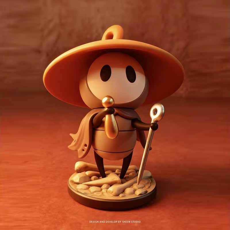 The 12Cm Hollow Knight Series Game Character Silksong Sherma Desktop Ornament Model Toy Pvc Material Periphery Collectible Gifts