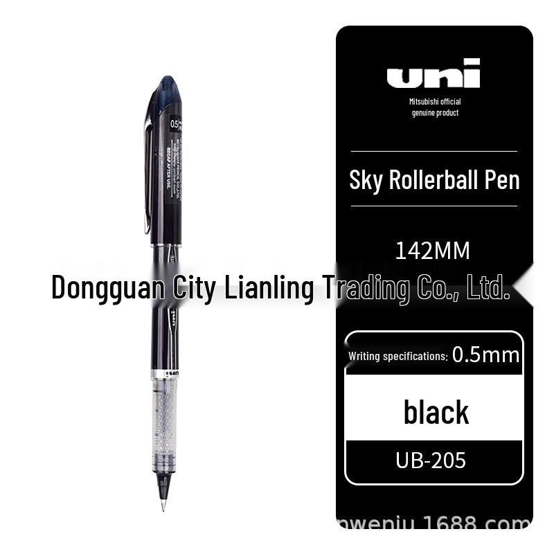 UNI Mitsubishi UB-200/205 Liquid Ink Rollerball Pen for Office Use 0.5mm/0.8mm