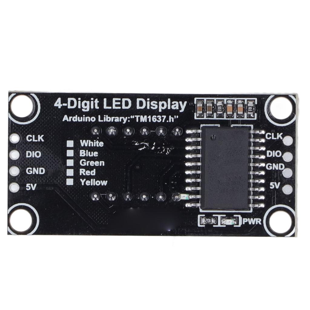 4 Sets Digital Tube Display Module LED 4 Digit 7 Segment 0.36in TM1637 Drive Chip