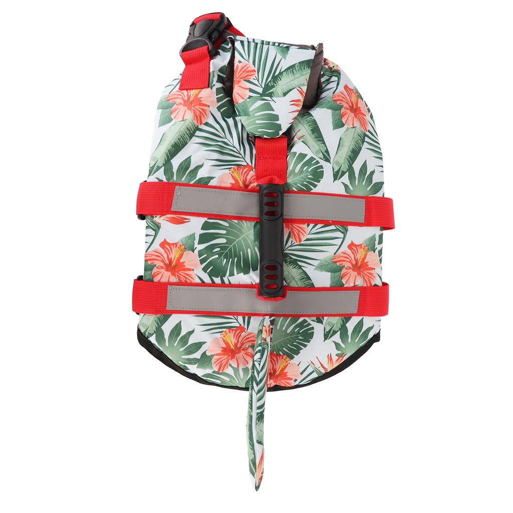Hunde-redningsvest Hawaiisk stil Refleksstripe Borrelåsdesign Overlegen oppdrift Kjæledyrsliv