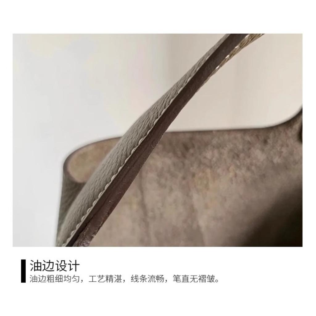 2025 Popular Bag Women's First Layer Cowhide Vegetable Basket Bag Versatile Bucket Bag Genuine Leather Women's Bag High-end Handbag
