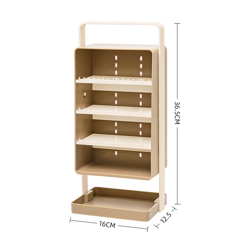 

Элегантный органайзер для туалетного столика большой вместимости для косметики, помад, карандашей для бровей и кистей для макияжа