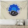Sunflower Planet Tapestry Wall Hanging Natural Plants Bohemian Hippie Carpet Beach Towel Art Family Bedroom Room Decor