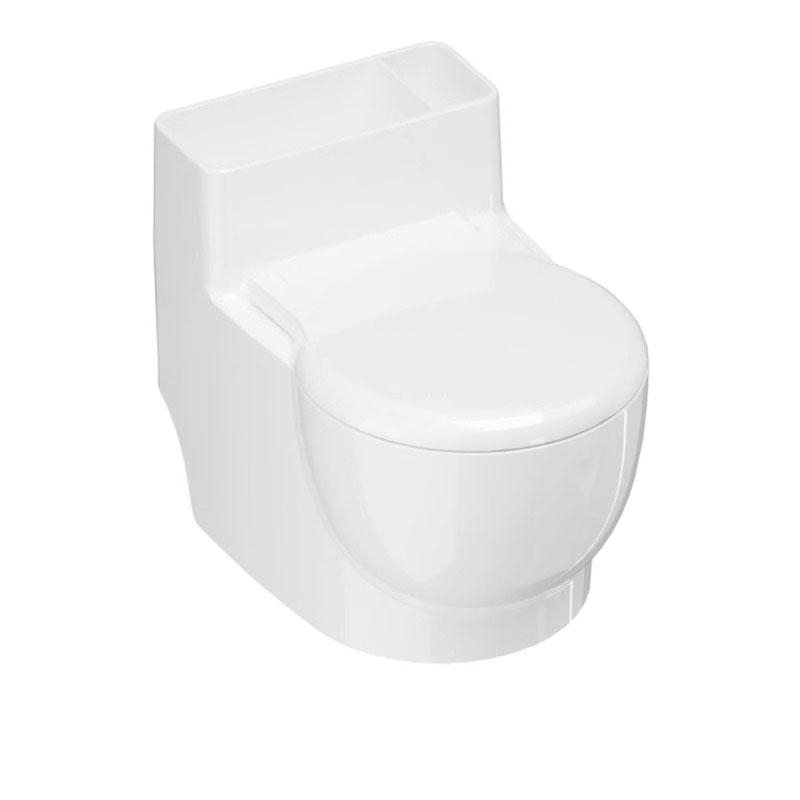Creative Funny Commode Design Toilet Ashtray with Lid - Wall-Mounted Bathroom Cigarette Ashtray For Home Office