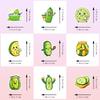 PVC Pickle Stickers Green Cute Sticker Scrapbook Stickers Vinyl Stickers  for DIY