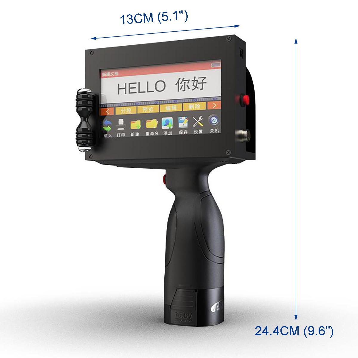 

Переменная Qr-полоска Код партии Номер даты Логотип Этикетка с датой истечения срока годности Мобильный портативный ручной струйный ручной термоструйный принтер
