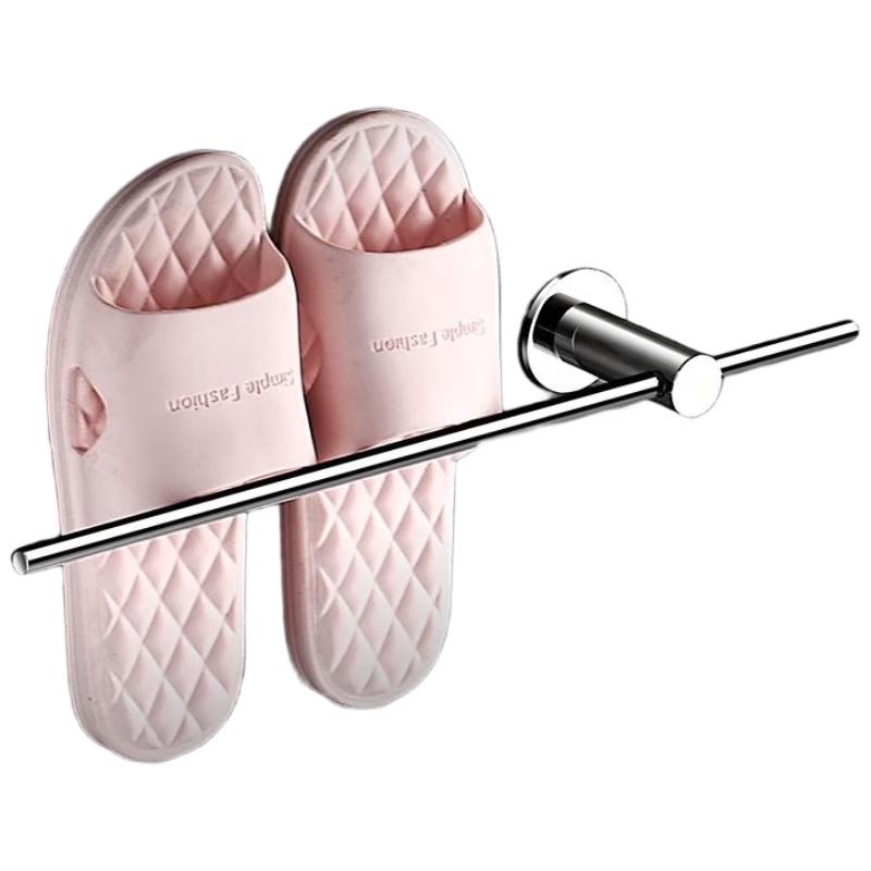 HANDUNYOU Punch-Free 304 Stainless Steel Bathroom Slipper Rack