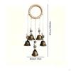 Wind Chime with Charms Witchy Bells Celestial Hanging Ornament for Door, Window,