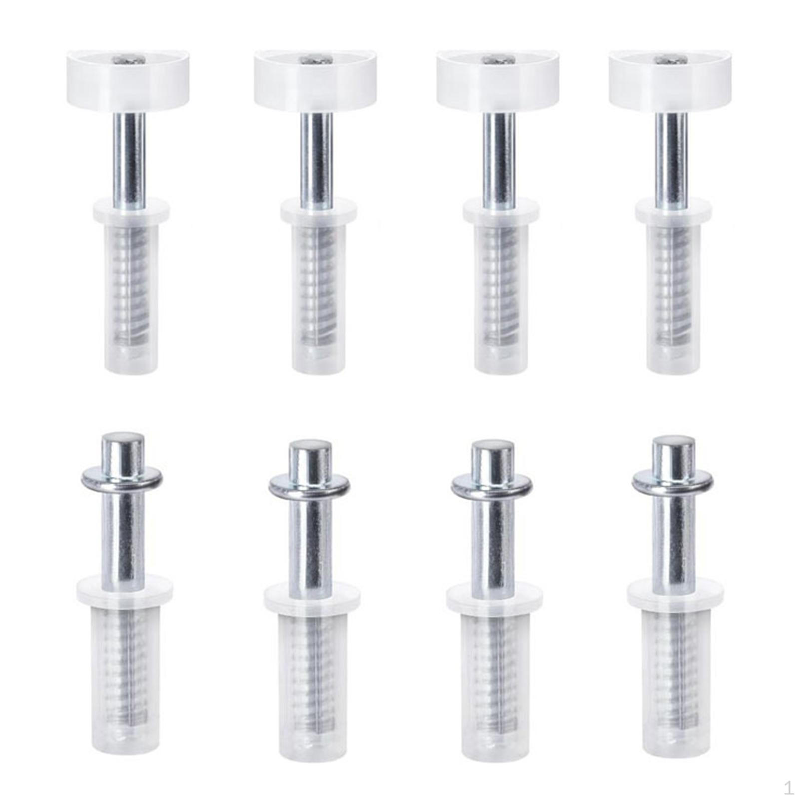 

Комплект фурнитуры для складной двери Верхнее и направляющее колесо Простые в использовании Многоцелевые скользящие детали для 8Pcs