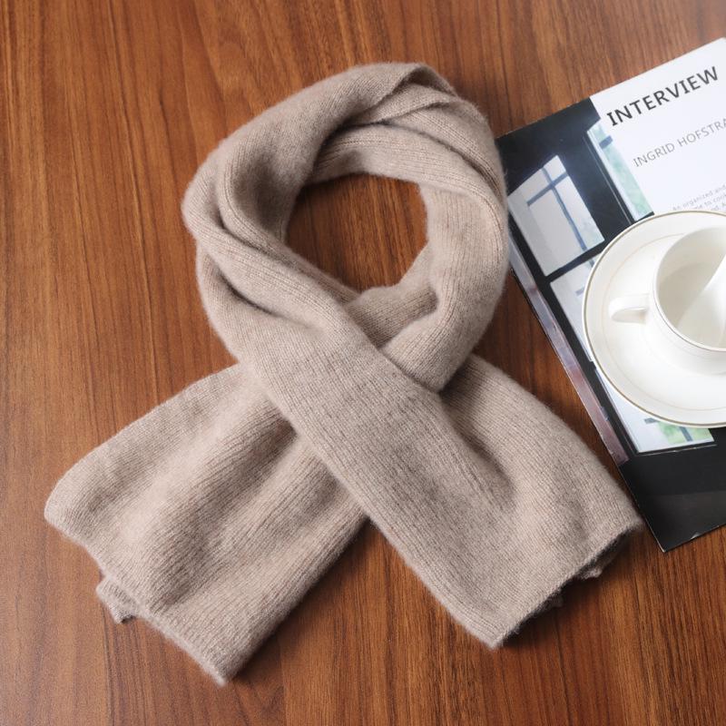 Women's Winter Wool Knit Cashmere Cowl Scarf - Thick, Warm, and Versatile Neck Protector