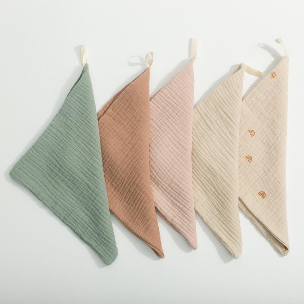 Soft Square Towels 4-Layer Pure Cotton Newborn Burp Cloth High Quality Baby Cotton Washcloth