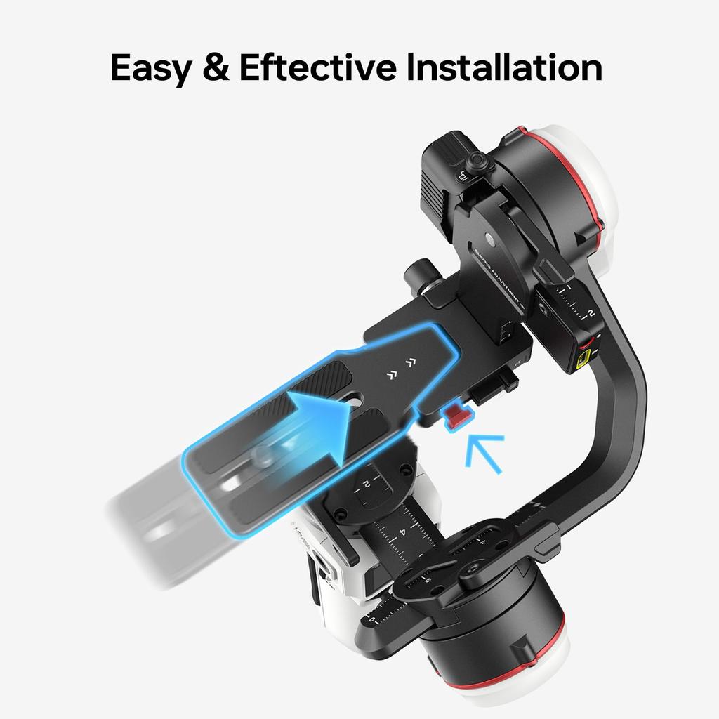 Zhiyun Crane M3 Handheld Gimbal Stabilizer for Mirrorless and Smartphones 3-Axis Cameras, GoPro,