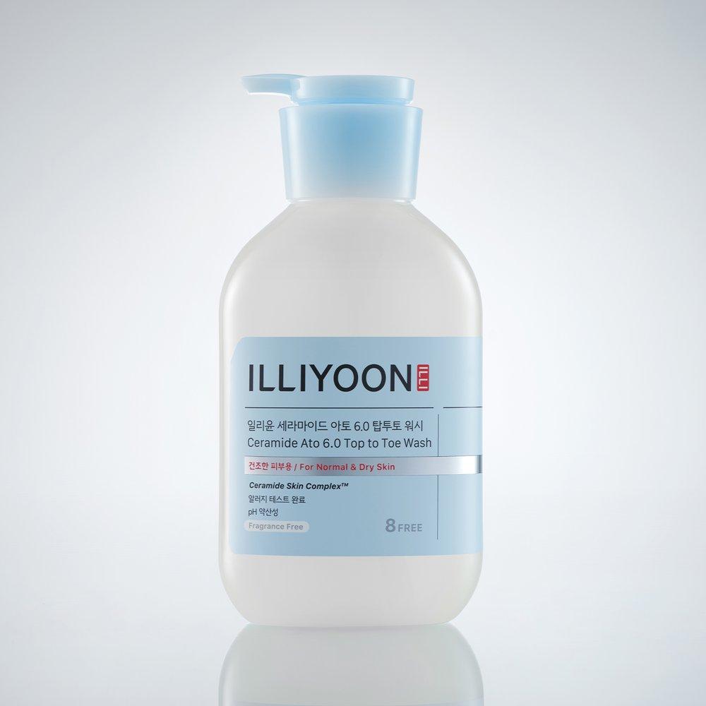 ILLIYOON Ceramide Ato 6.0 Top To Toe Wash 500ML+500ml Refill
