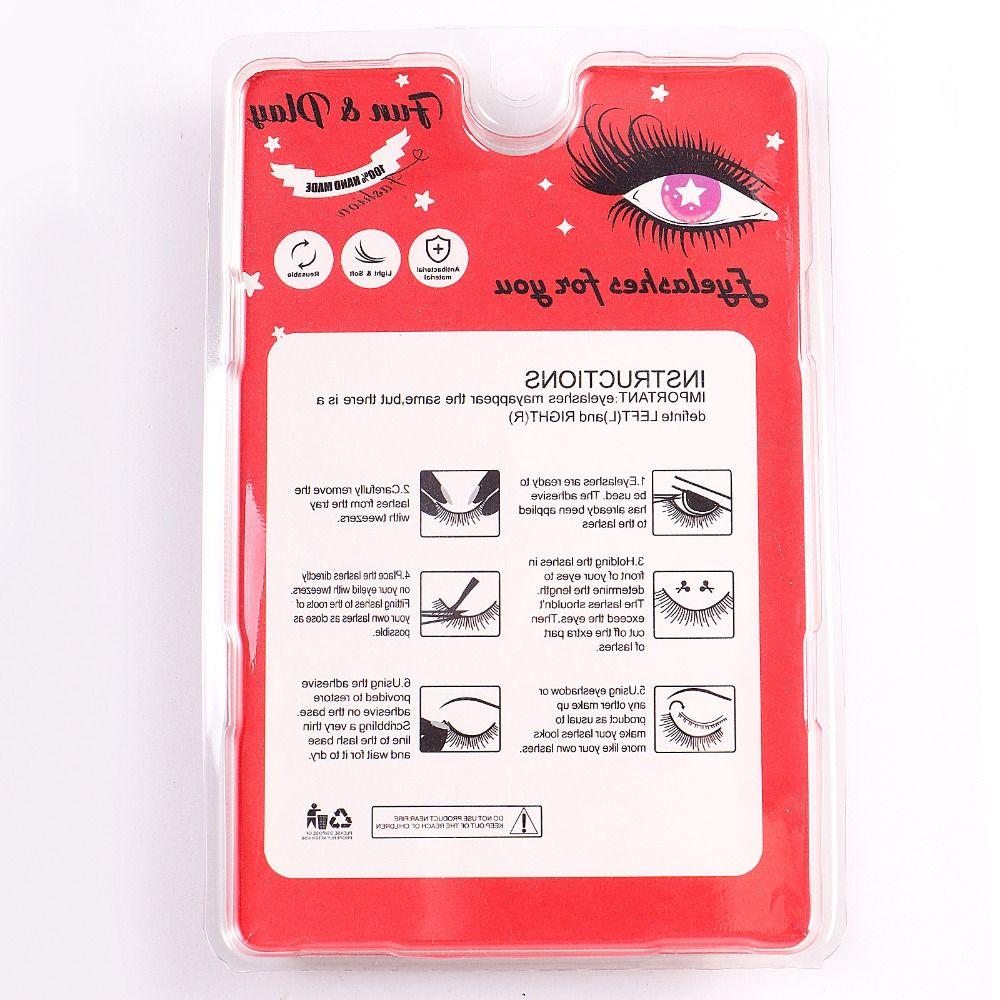 3 Pairs Natural White False Eyelashes Dramatic Cosplay Eyelashes  Lashes Extension