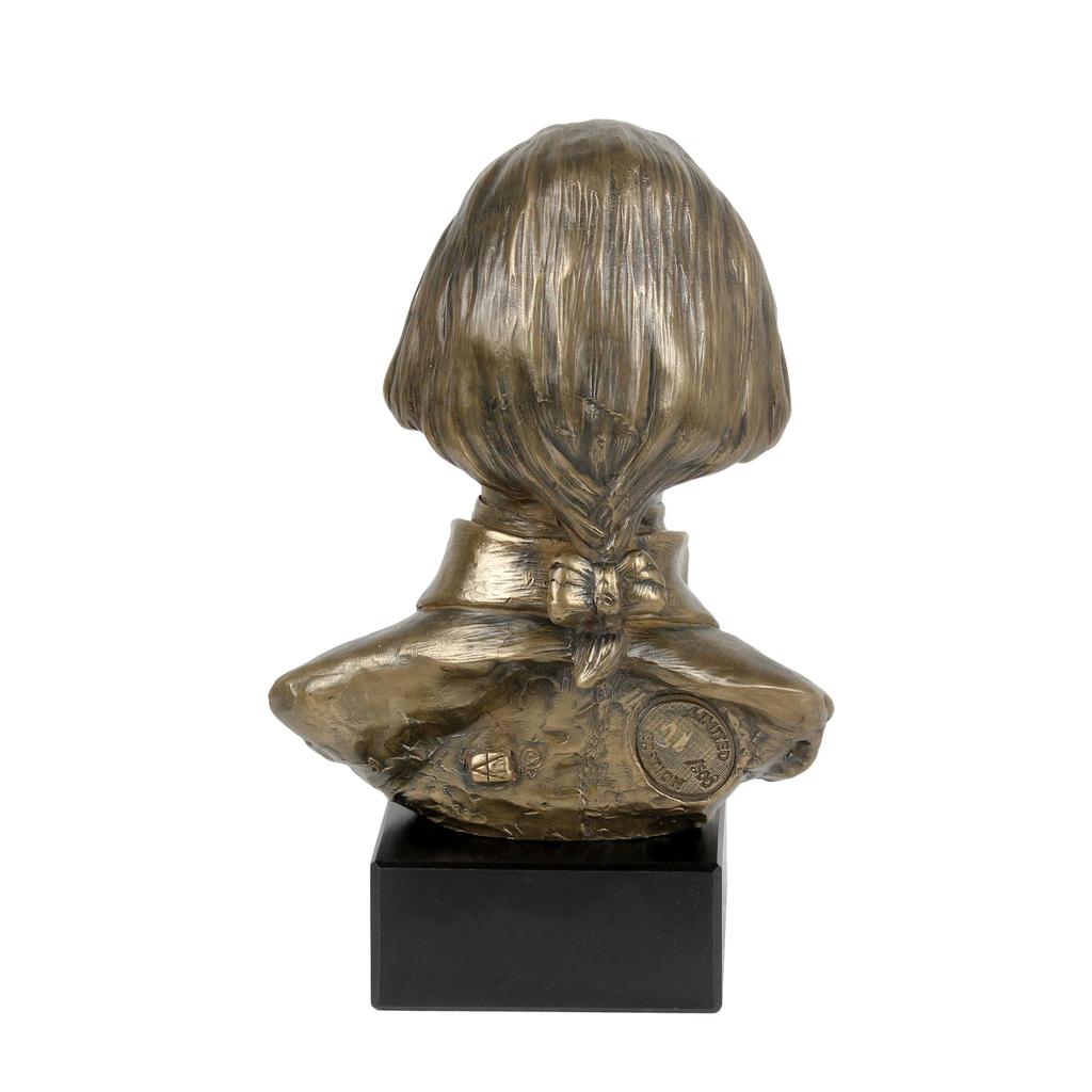 Thomas Jefferson - Marble Bust, Statuette of a Famous Person, Decoration for Office, School, and Hotel by the Art-Dog Brand