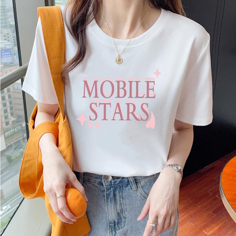 VEZFAA Damenmode Casual Sommer Frühling Kurzarm O-Ausschnitt Blusen & Hemden