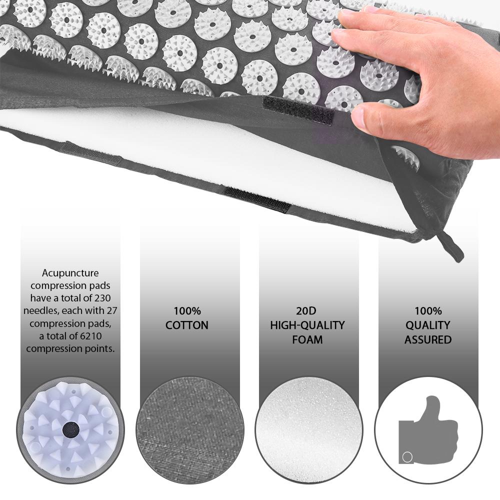 

Набор ковриков и подушек для акупрессуры