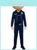 Kostium Cosplay Policyjny Zootopia Z Krawatem I Maseczką Dla Dzieci I Dorosłych