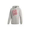 Adidas Sweatshirts Men's Metallic Gray Hooded Moderate Regular FT2933