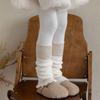Children's Sweet Leg Warmer Cosy Knitting Fabric Breathable & Stackable for Baby Girls 3 to 13 Year Socks Sleeve