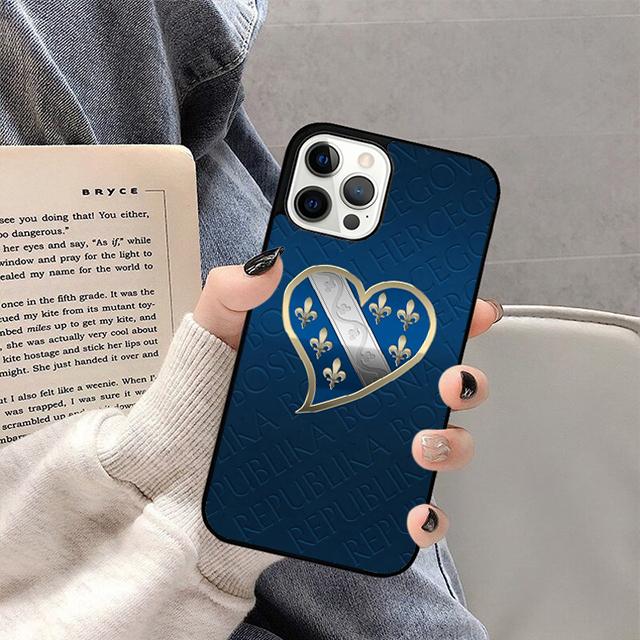 Bosnia and Herzegovina Flag Mobile Case For iPhone 17 Air 16 15 12 Pro Max 13 11 14 Pro Max Max SE2020 Plus Phone Cover