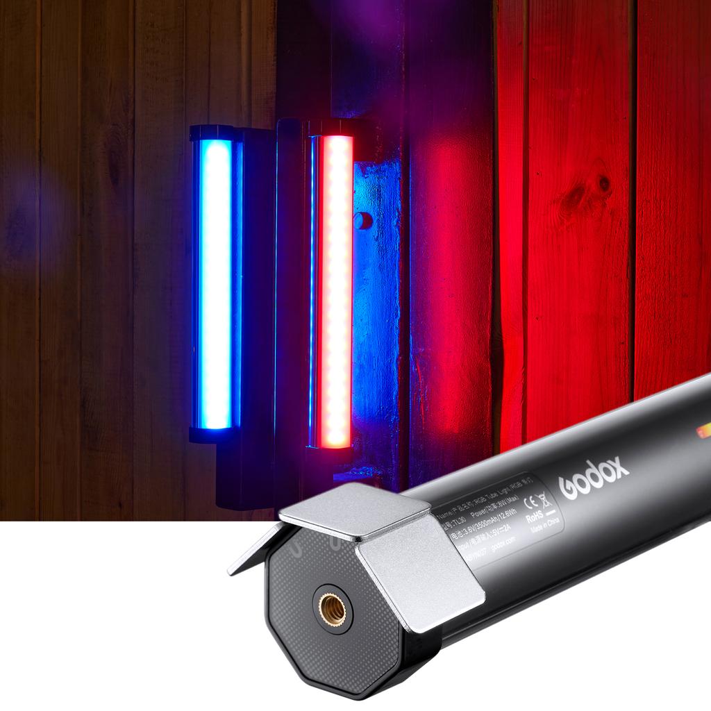 Godox TL30 Full Color RGB Tube Light Professzionális LED fényképezési fénypálca, kétszínű hőmérséklet