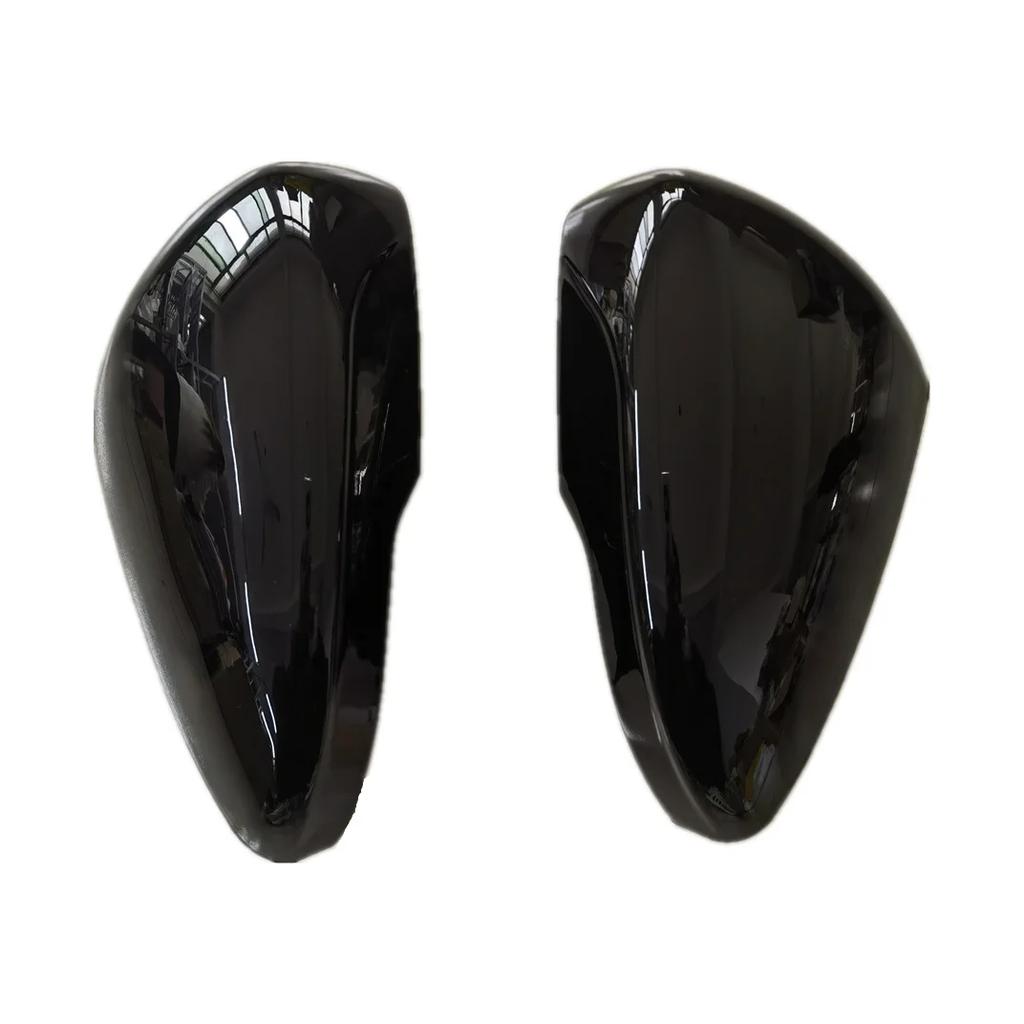 LHD For Ford Focus MK4 2019-2025 Rearview Side Mirror Cover Wing Cap Replacement Exterior Door Rear View Case Trim Carbon Fiber